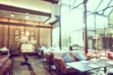 Soyut bulanıklık kahvehane kafe ve Restoran iç