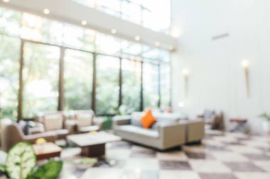 Bulanıklık otel lobi iç yaşam alanı