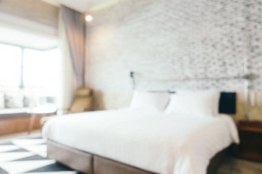 Soyut bulanıklık yatak odası