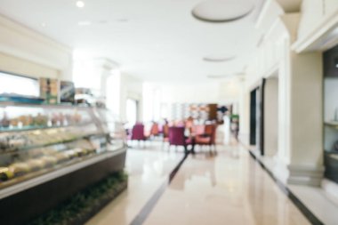 Soyut bulanıklık ve ufuk otel looby ve salon