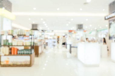 Soyut bulanıklık ve ufuk alışveriş merkezi mağazası