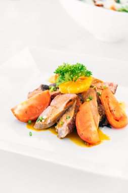 Et tatlı soslu ızgara duck meme