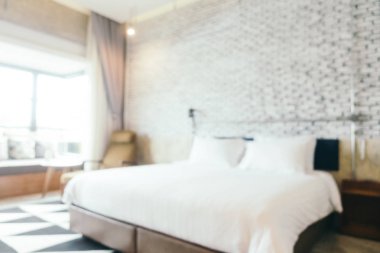 Soyut bulanıklık yatak odası