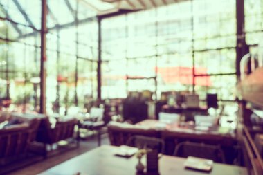 Soyut bulanıklık kahvehane kafe ve Restoran iç
