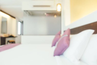 Soyut bulanıklık yatak odası