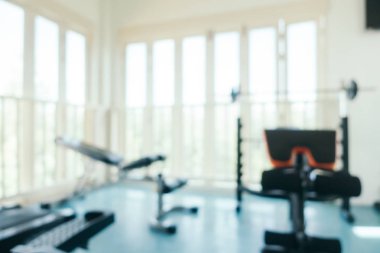 Soyut bulanıklık spor ekipmanları spor salonu iç