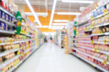 Soyut bulanıklık süpermarket derpartment mağaza