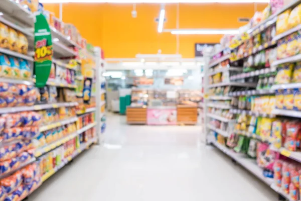 Abstraktní rozostření supermarketu v derpartment obchodě — Stock fotografie