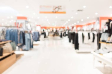 Soyut bulanıklık ve ufuk alışveriş merkezi mağazası