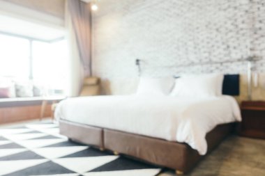 Soyut bulanıklık yatak odası