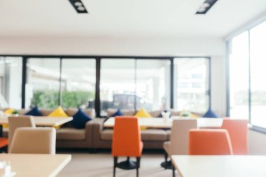 Soyut bulanıklık ve ufuk Restoran iç