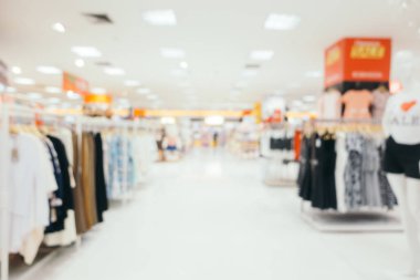 Bokeh ve ufuk alışveriş merkezi ile soyut bulanıklık