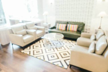 Bulanıklık otel lobi iç yaşam alanı