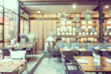 Soyut bulanıklık kahvehane kafe ve Restoran iç