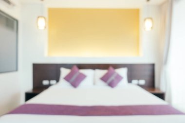 Soyut bulanıklık yatak odası