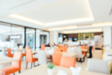 Soyut bulanıklık ve ufuk Restoran iç