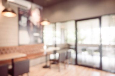 Soyut bulanıklık ve ufuk Restoran iç