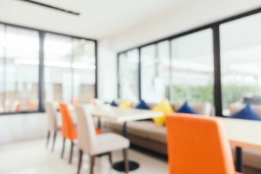 Soyut bulanıklık ve ufuk Restoran iç