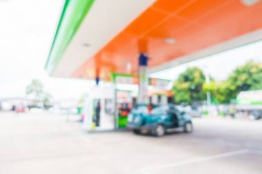 Petrol ve gaz servis istasyonu bulanıklık