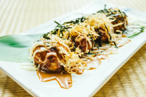 Takoyaki bola de lula — Fotografia de Stock