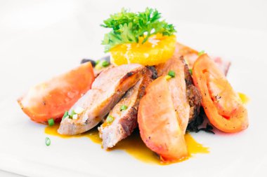 Et tatlı soslu ızgara duck meme