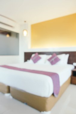 Soyut bulanıklık yatak odası