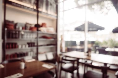 Soyut bulanıklık ve ufuk Restoran iç