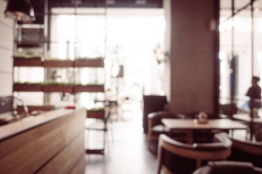 Soyut bulanıklık ve ufuk Restoran iç