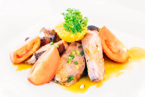 Et tatlı soslu ızgara duck meme