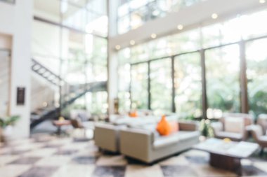Bulanıklık otel lobi iç yaşam alanı