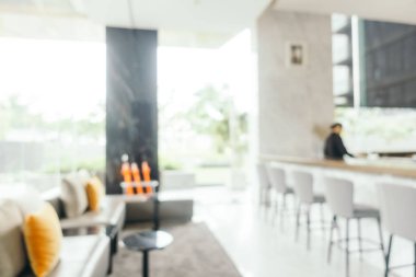 Bulanıklık otel lobi iç yaşam alanı