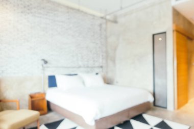 Soyut bulanıklık yatak odası