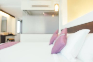 Soyut bulanıklık yatak odası