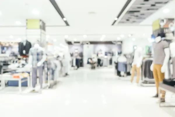 Borrão abstrato e shopping center desfocado em loja de departamento — Fotografia de Stock