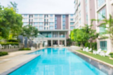 Soyut bulanıklık ve Yüzme Havuzu defocus