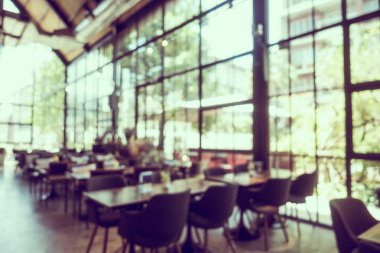 Soyut bulanıklık kahvehane kafe ve Restoran iç