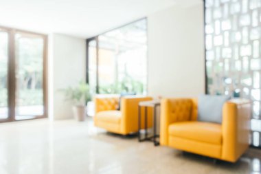 Bulanıklık otel lobi iç yaşam alanı
