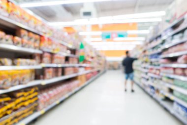 Soyut bulanıklık süpermarket derpartment mağaza