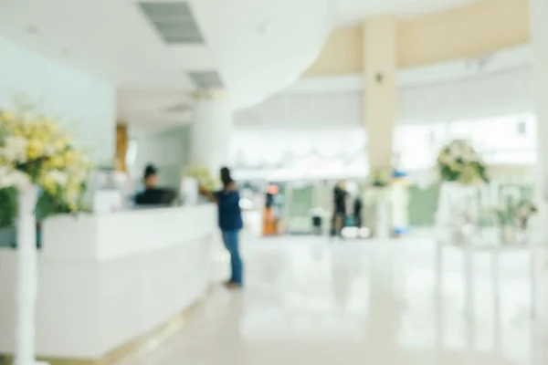 Abstract blur and defocused lobby hall of hotel interior