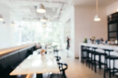 Soyut bulanıklık ve ufuk Restoran iç