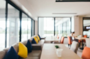 Soyut bulanıklık ve ufuk Restoran iç