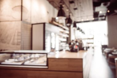 Soyut bulanıklık ve ufuk Restoran iç