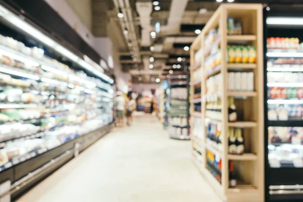 Flou abstrait et achats de supermarchés déconcentrés dans le département s — Photo