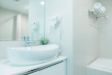 Soyut bulanıklık ve ufuk banyo ve tuvalet iç