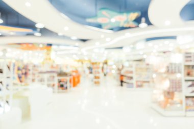 Soyut bulanıklık ve ufuk alışveriş merkezi mağazası