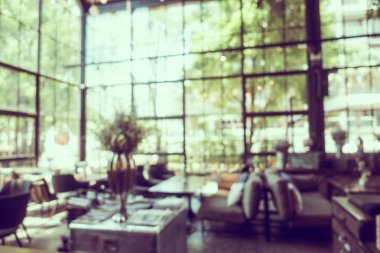 Soyut bulanıklık kahvehane kafe ve Restoran iç