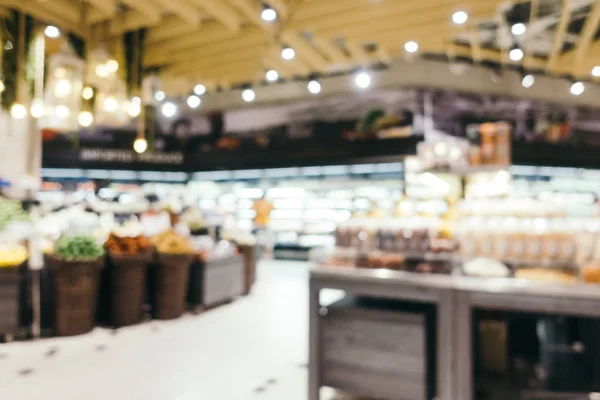 Flou abstrait et achats de supermarchés déconcentrés dans le département s — Photo