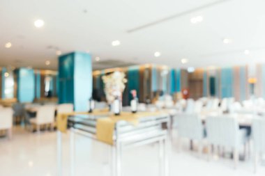 Soyut bulanıklık ve ufuk restoran ve kafe