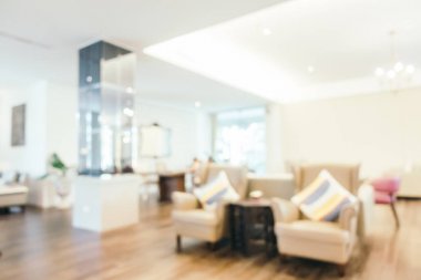 Bulanıklık otel lobi iç yaşam alanı