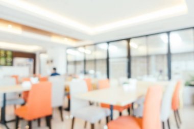 Soyut bulanıklık ve ufuk Restoran iç